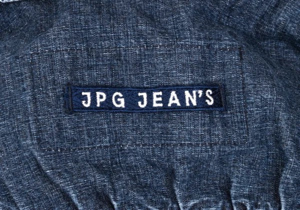 Jean Paul Gaultier Indigo Denim Pleated Jacket
