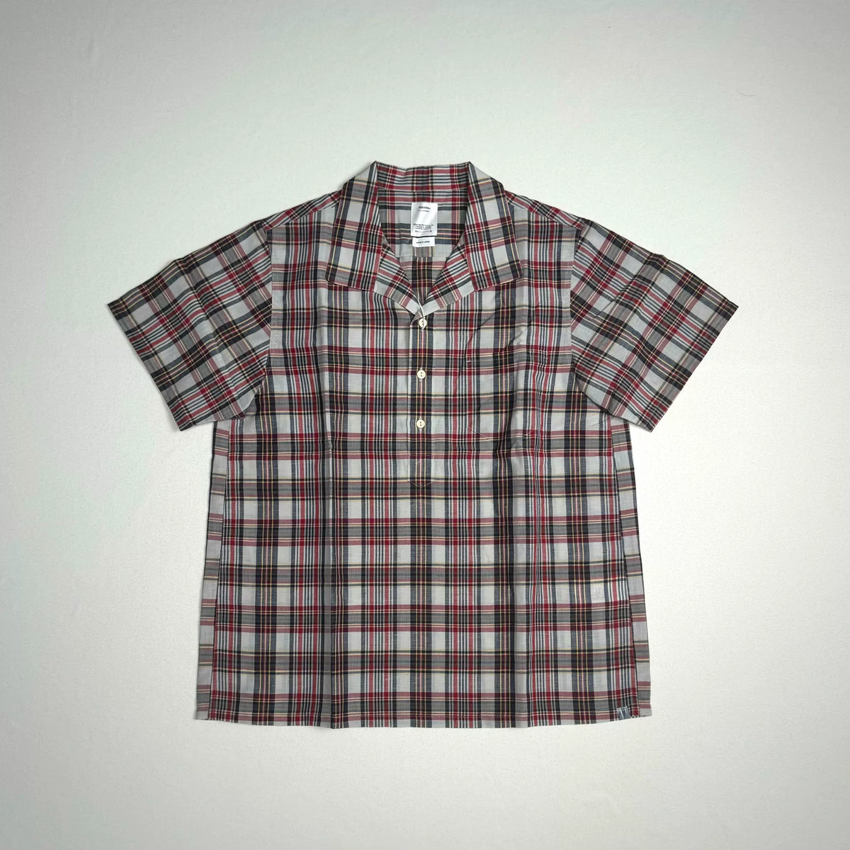 VISVIM 23SS Fairway P.O. Shirt S/S MADRAS Short-Sleeve Shirt