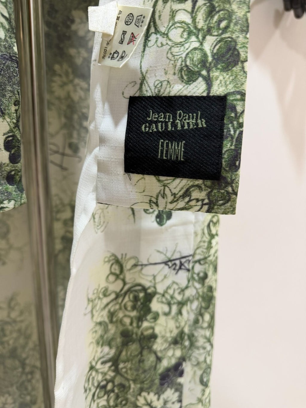 Jean Paul Gaultier SS99 Grapevine Print Top