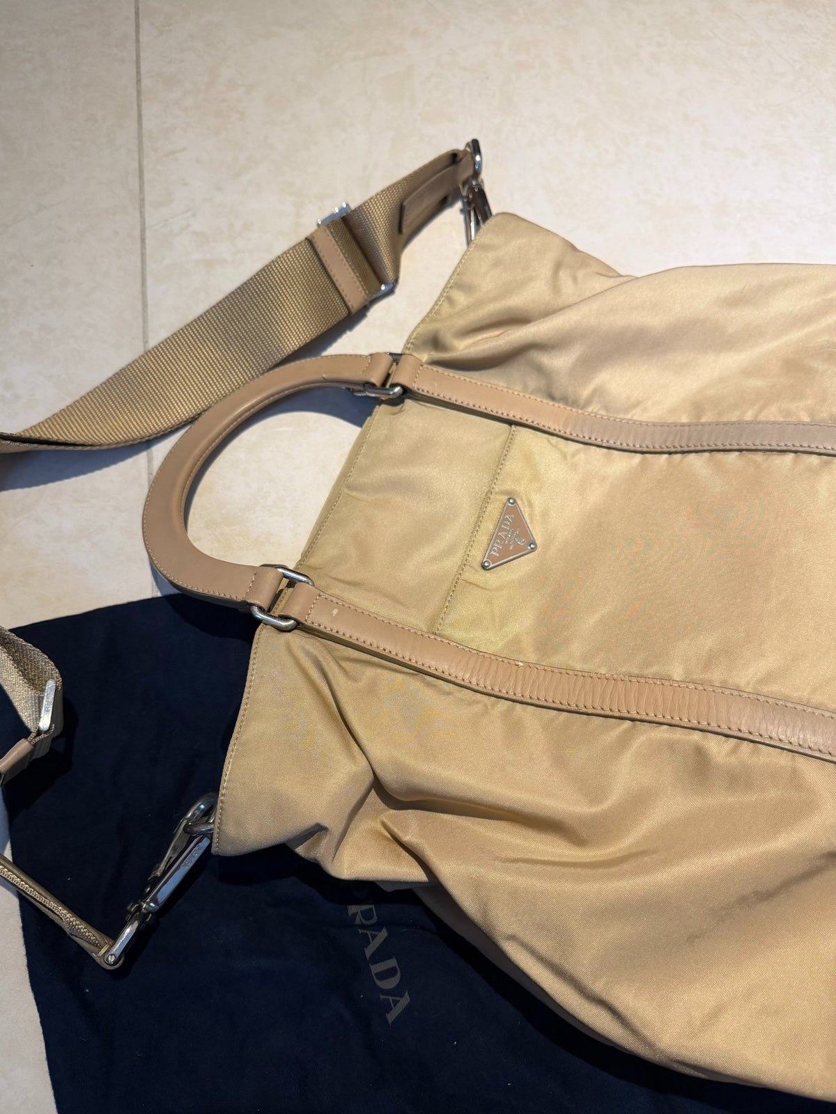 Prada sports red label sporty crossbody bag