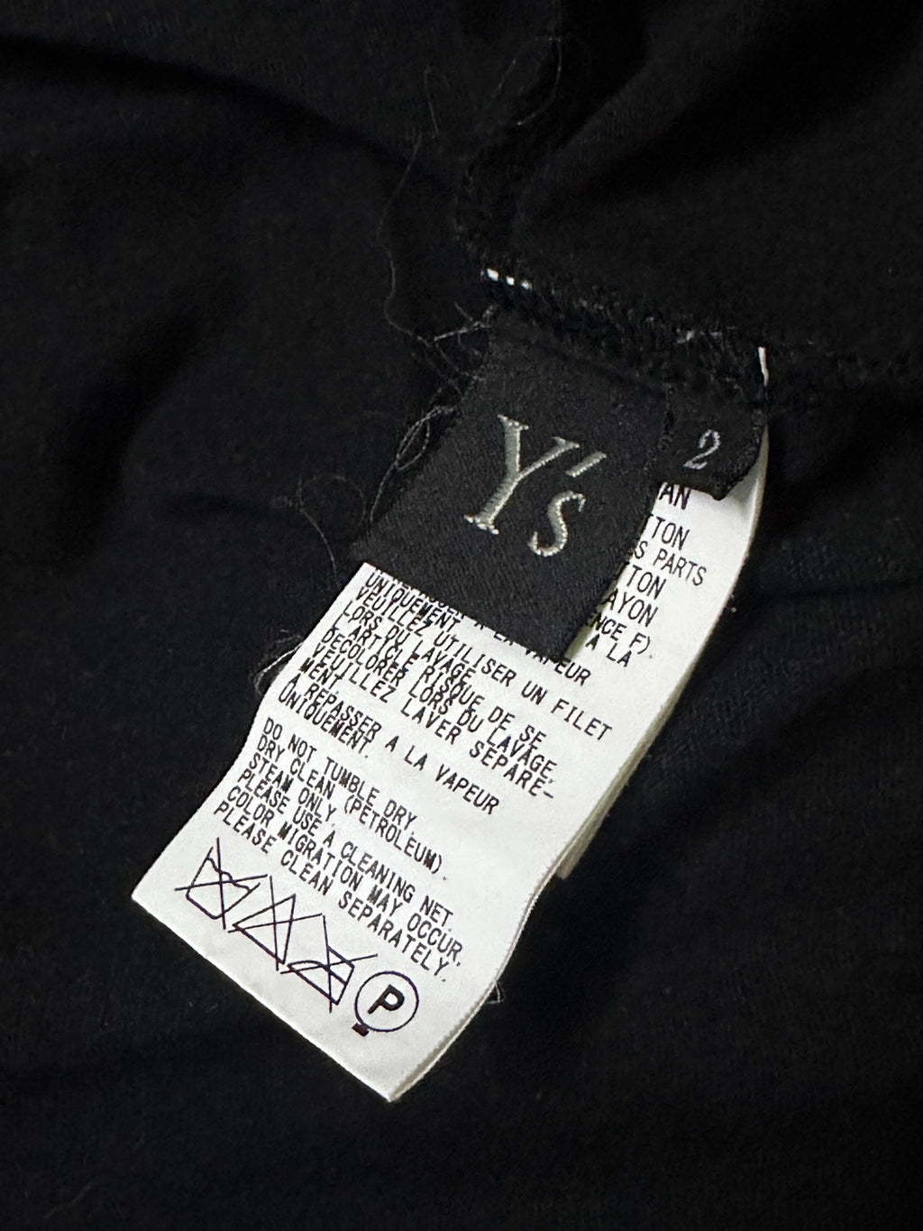 Yohji Yamamoto Y's Irregular Hem Dress