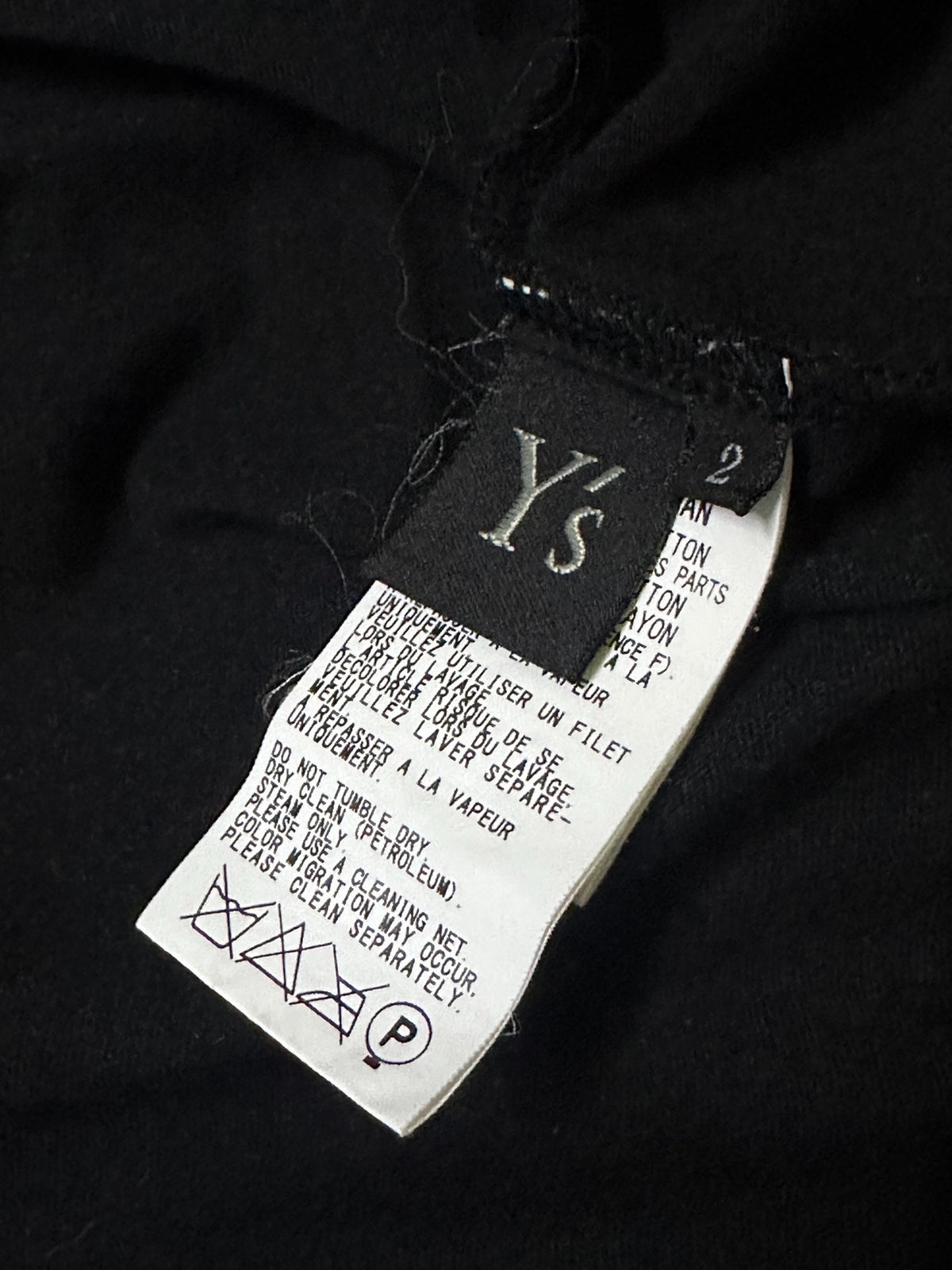 Yohji Yamamoto Y's Irregular Hem Dress