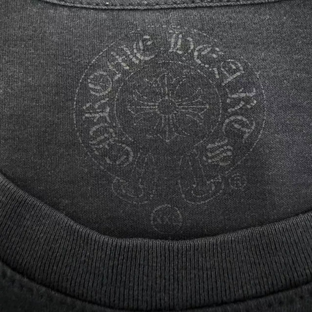 Chrome Hearts Cross Flower Sanskrit Kirin Arm Long Sleeve Top
