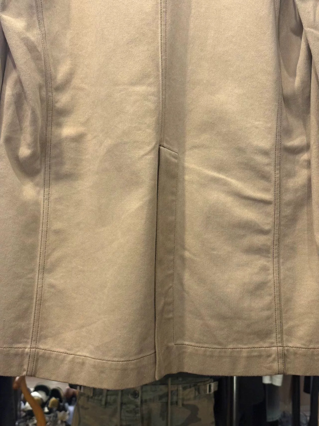 Uma Wang SS25 Tan Jane Ombre Canvas Blazer