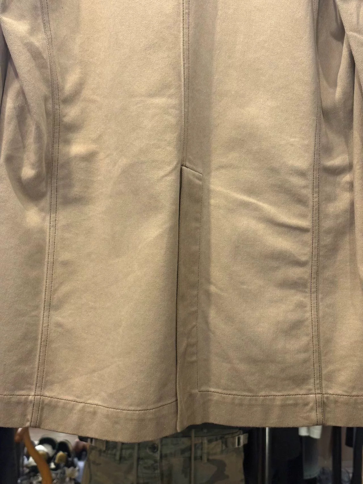 Uma Wang SS25 Tan Jane Ombre Canvas Blazer