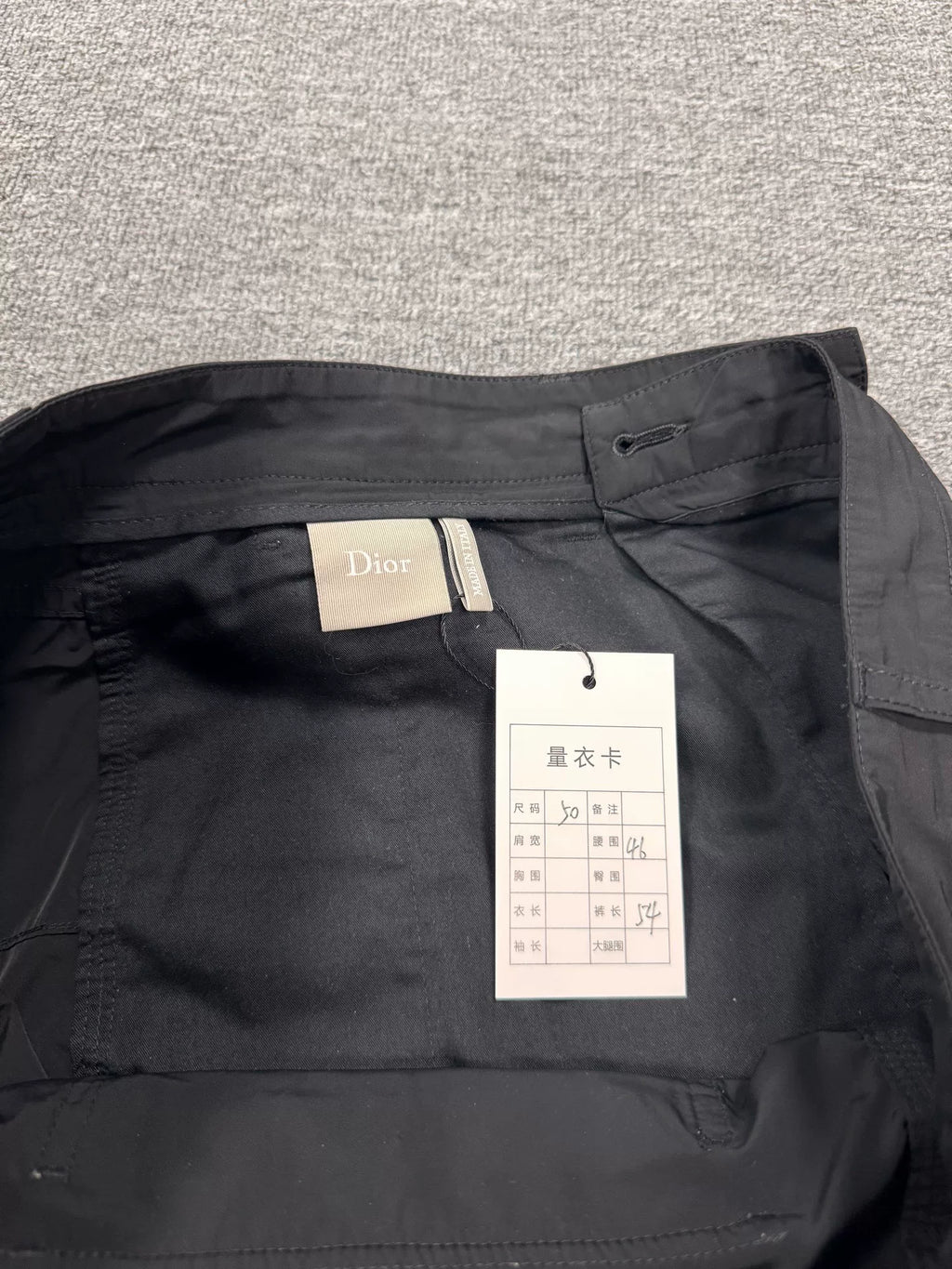 Dior SS26 Ribbon Cargo Shorts