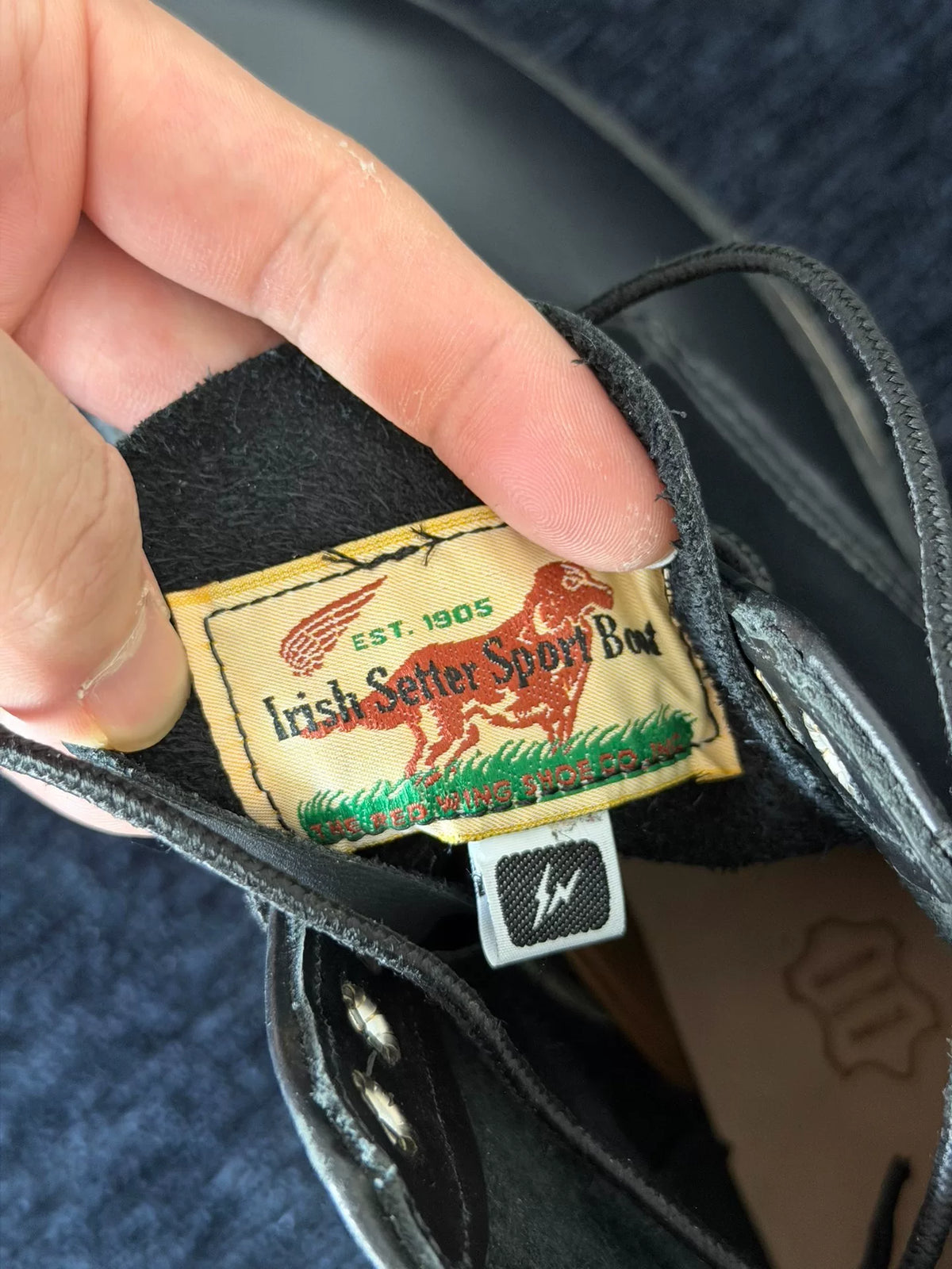 Redwing x Fragment 4665 Lightning Collaboration Dog Tag 9.5D Boots
