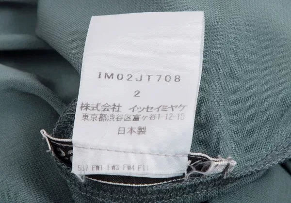 Issey Miyake Vintage Grey Blue Dress
