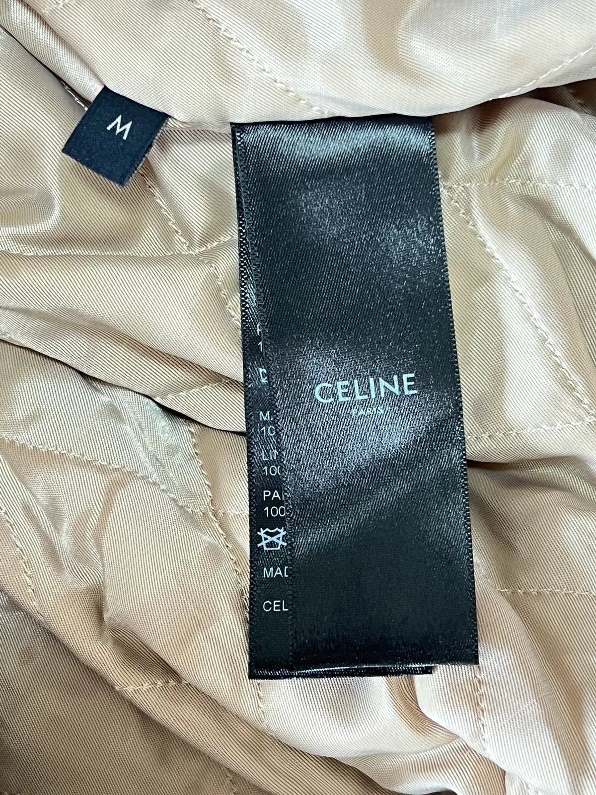 Celine Pink Corduroy Hooded Jacket