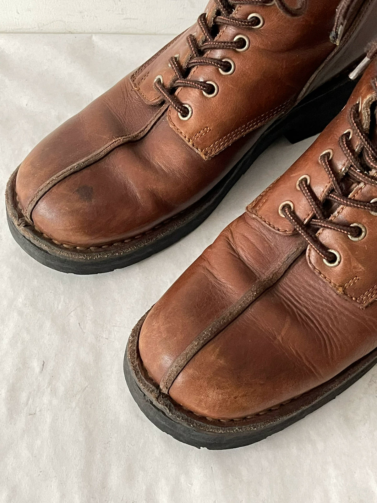Yohji Yamamoto Patchwork Brown Boots