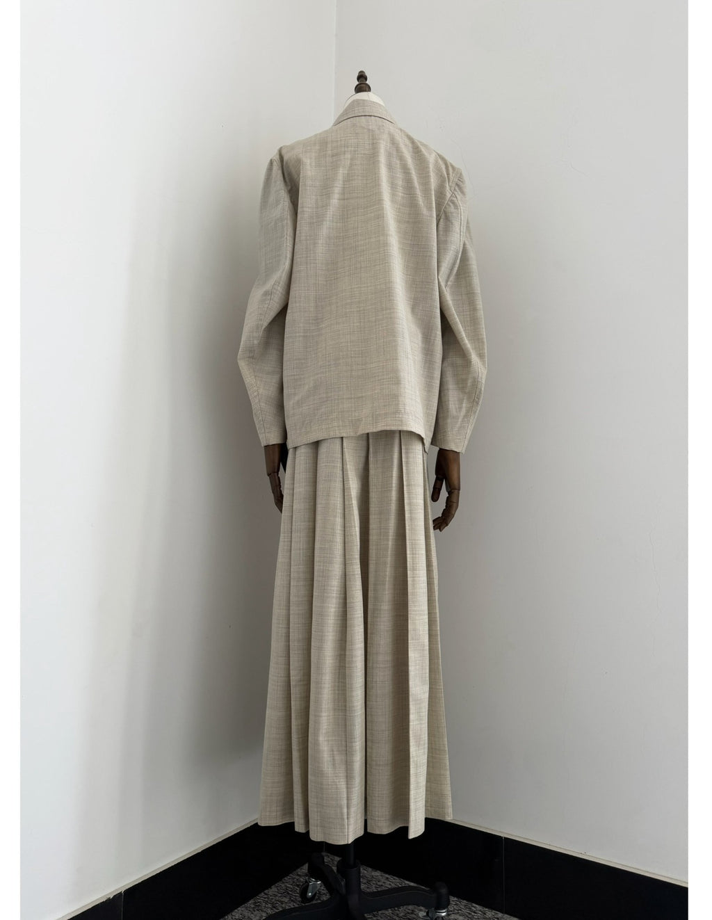 Comme Des Garcons Two-Piece 1997 Robe Wool Midi Skirt