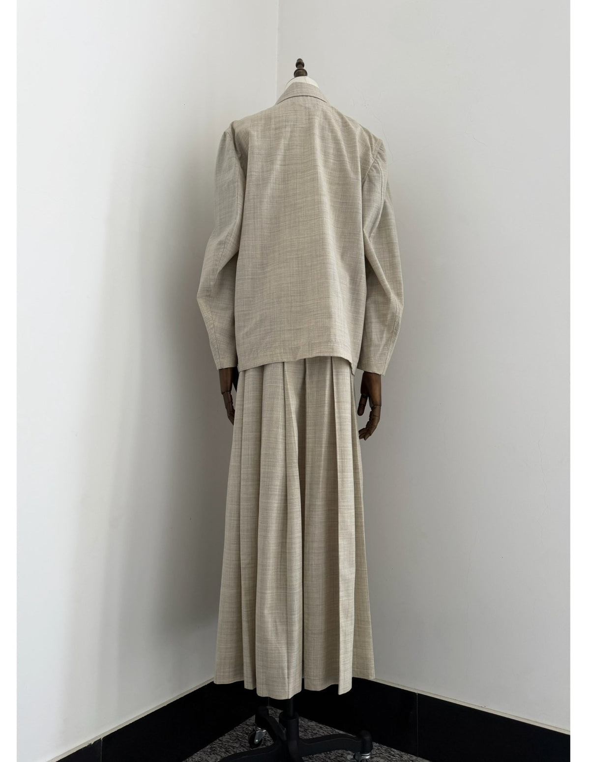 Comme Des Garcons Two-Piece 1997 Robe Wool Midi Skirt