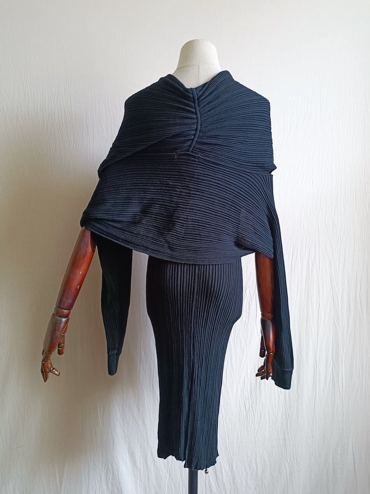 Issey Miyake 1980s Deconstructed Knit Mainline Top