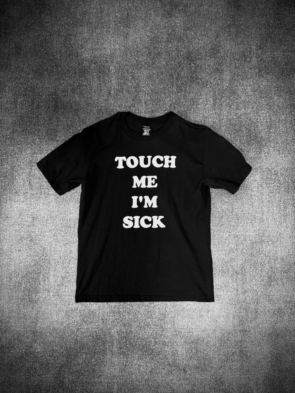Number (n)ine “touch Me I'm Sick" Slogan Short Sleeve Top