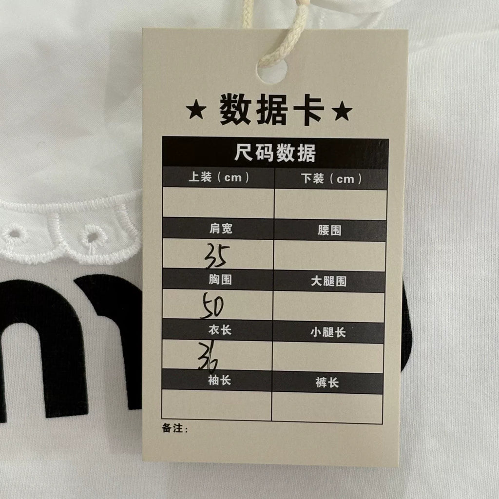 Miu Miu High-Waist Peter Pan Collar Puff Sleeve Top