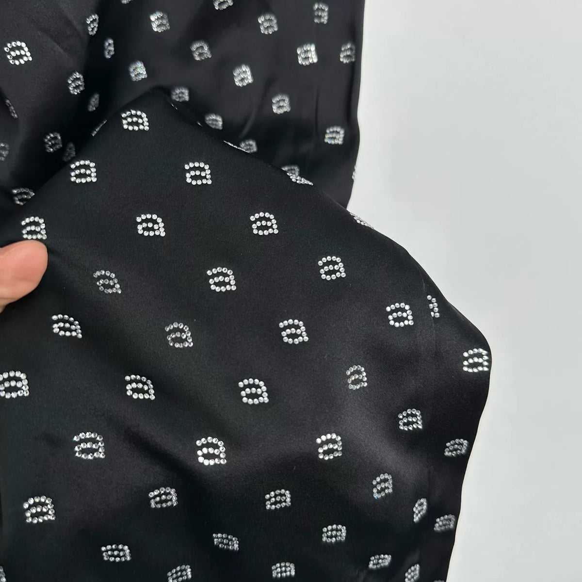 Alexander Wang Rhinestone Straight Casual Long Pants