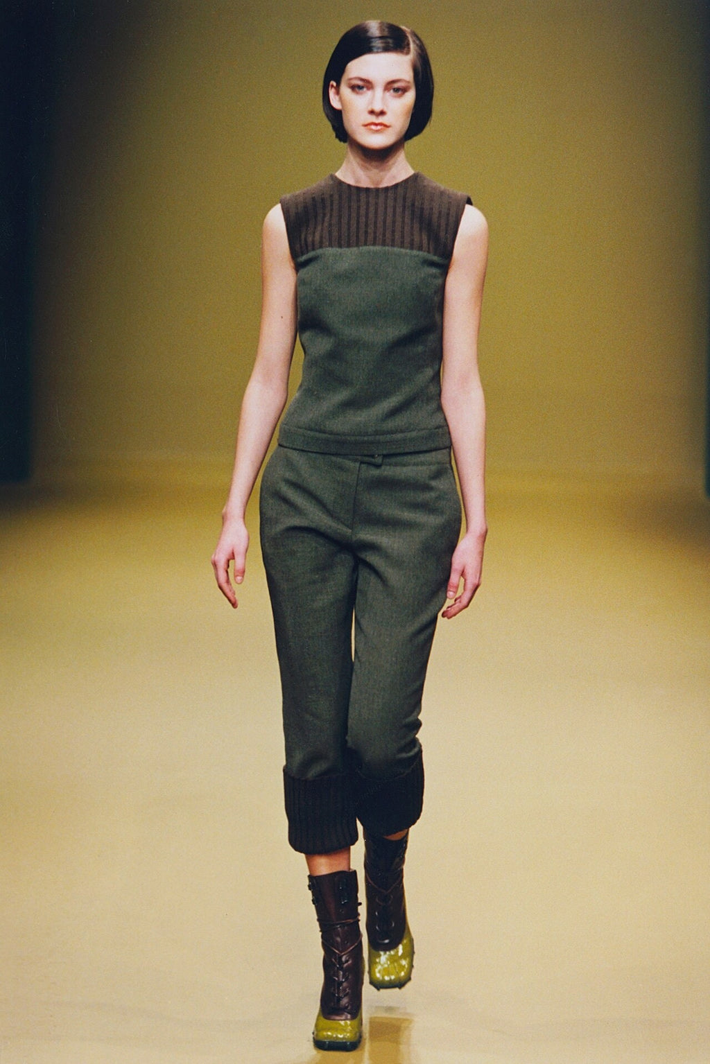 Miu Miu AW99 Wool Patch Vest
