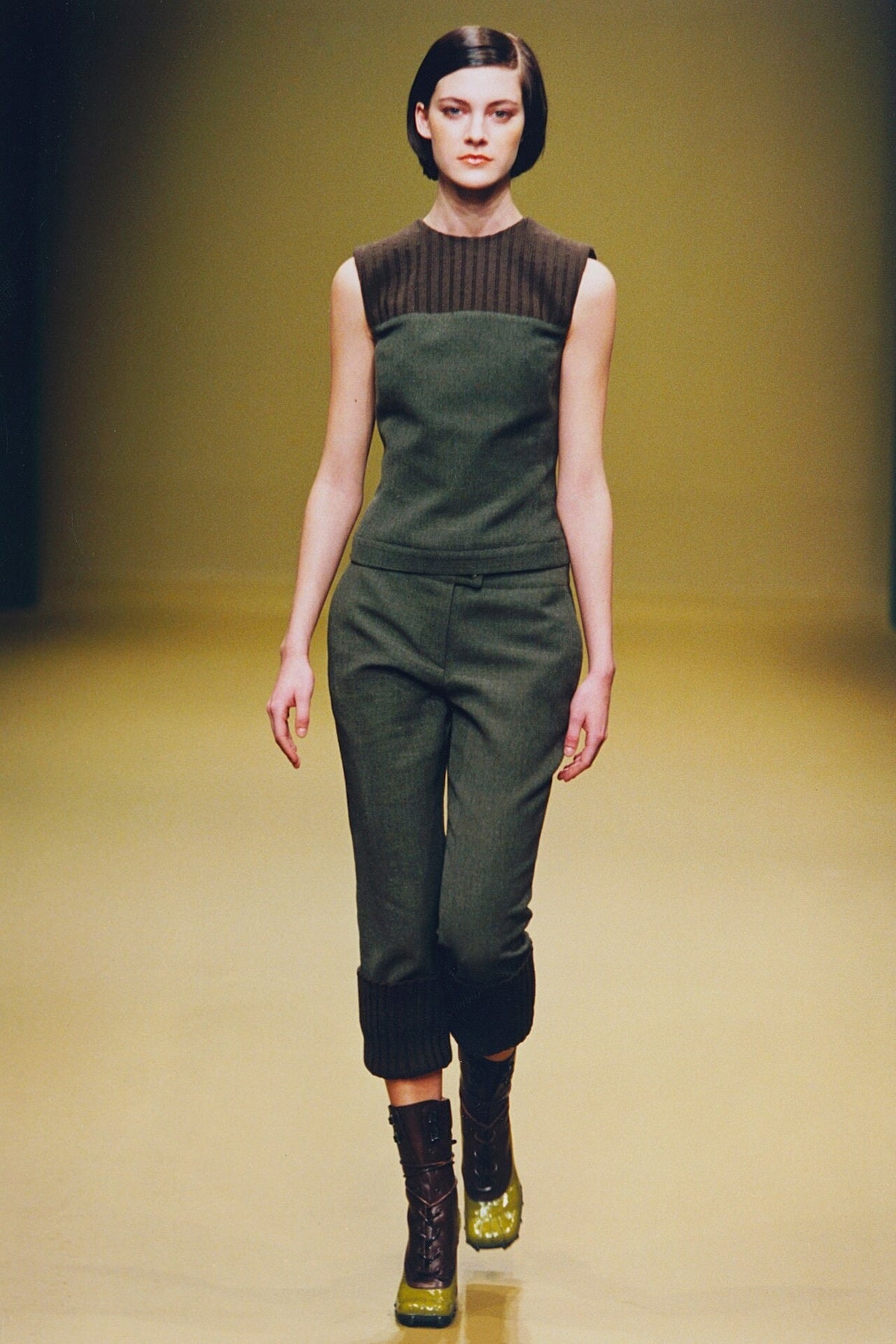 Miu Miu AW99 Wool Patch Vest