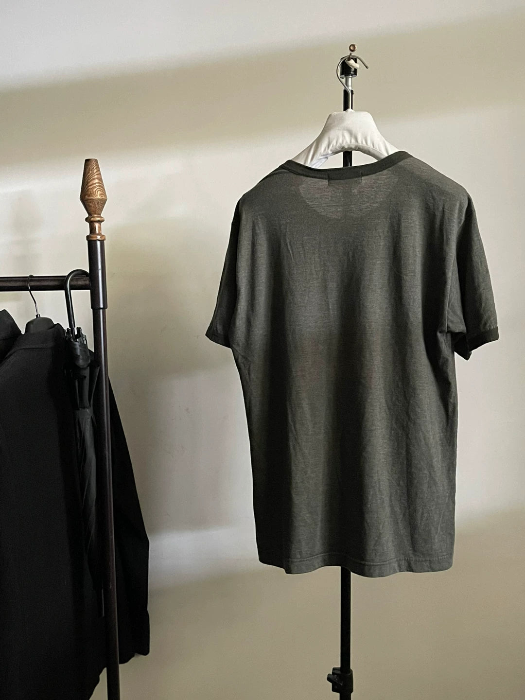 Yohji Yamamoto FW11 First Year “Bird” Crow Dip‑Dyed T‑shirt
