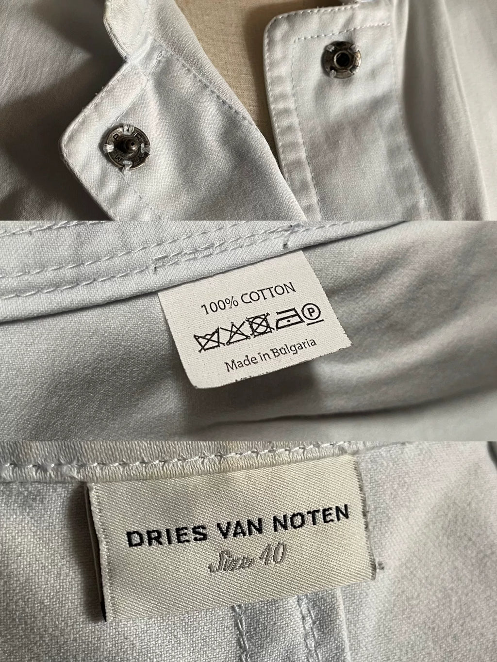 Dries Van Noten SS11 Belted Cotton Jacket
