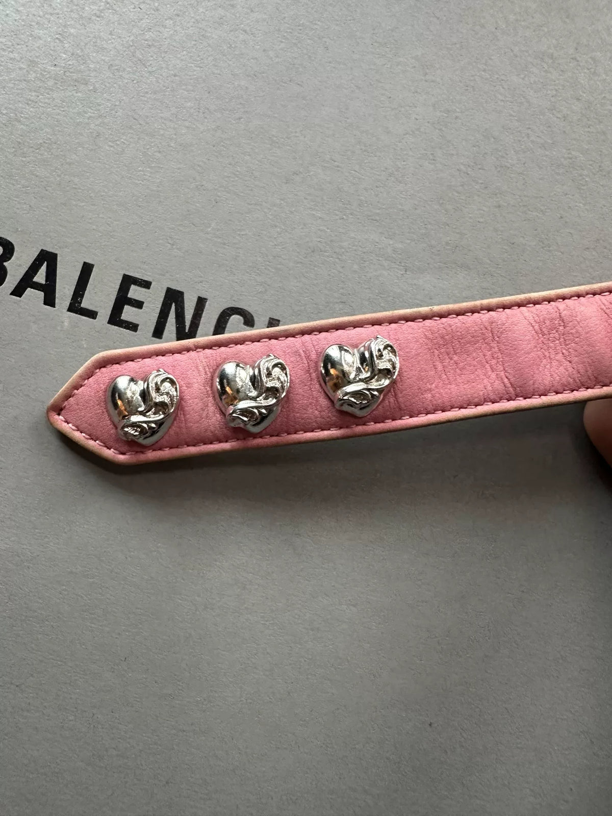 Chrome Hearts Pink Heart Vine Bracelet