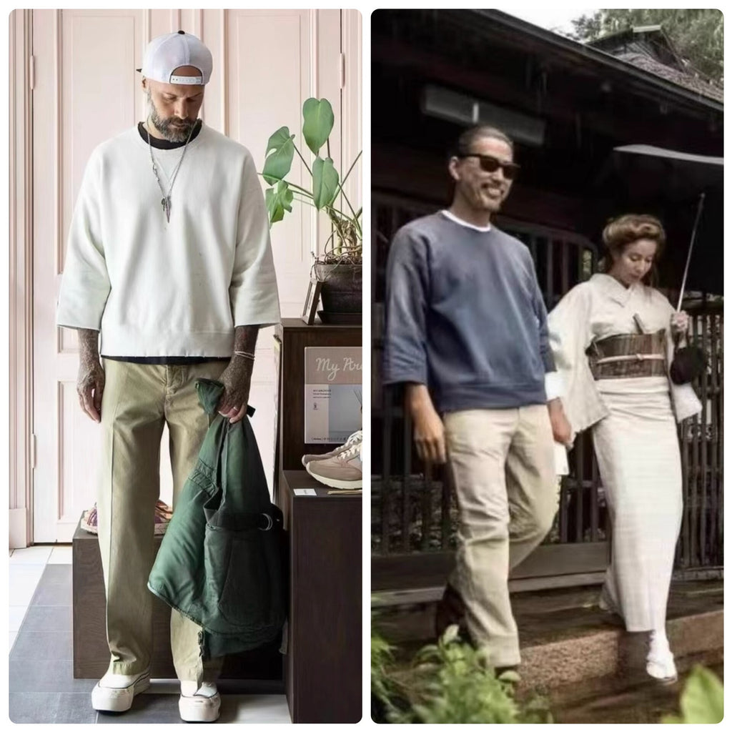 Visvim 22AW Contrary Dept Jumbo Sb Sweat 4/7 Sleeve Sweatshirt
