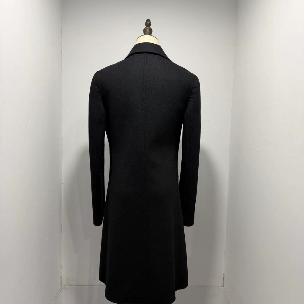 Valentino V-Neck Wool Coat