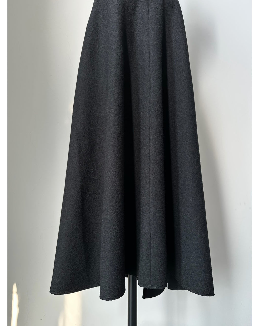 Issey Miyake Midi Wool Skirt