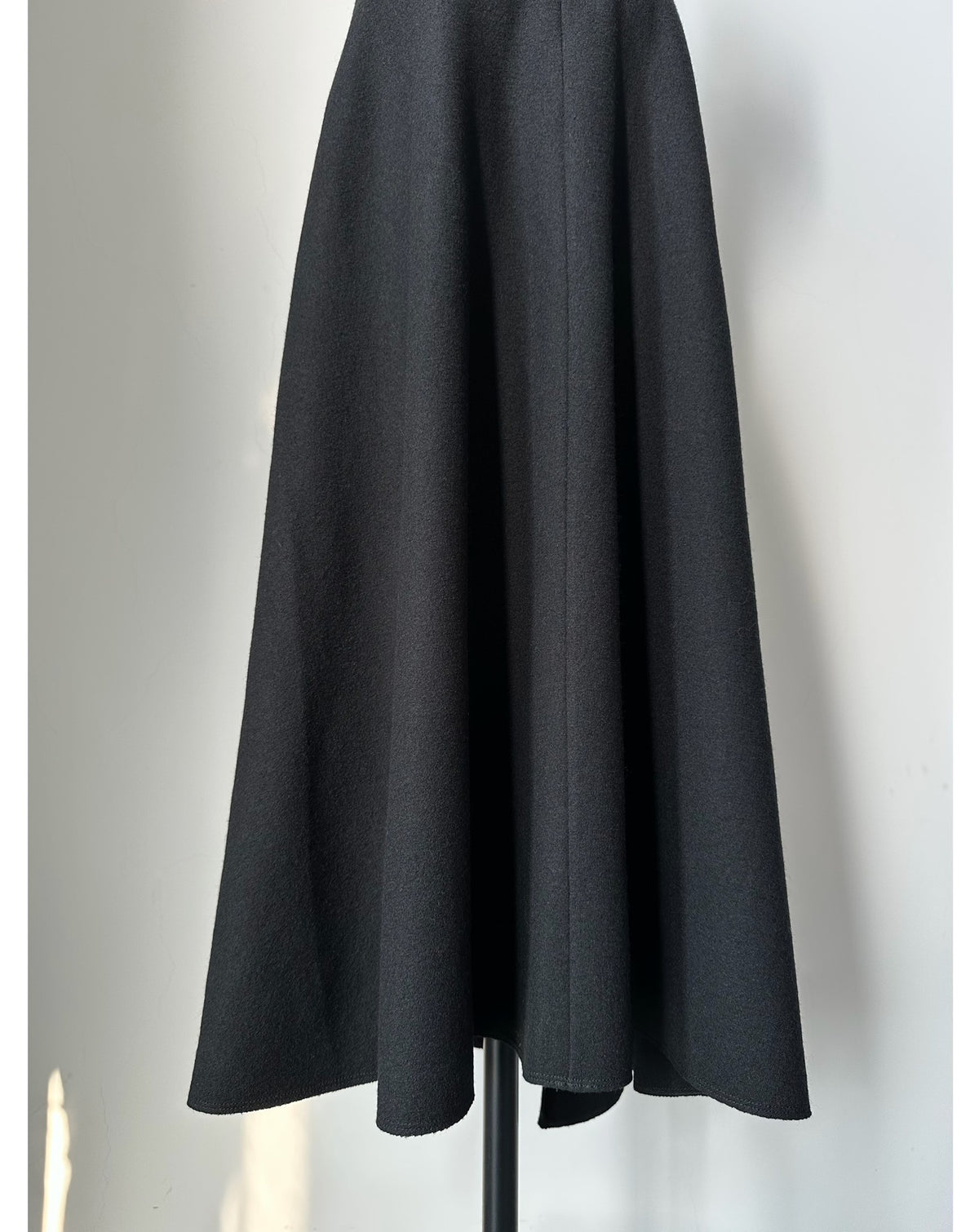 Issey Miyake Midi Wool Skirt