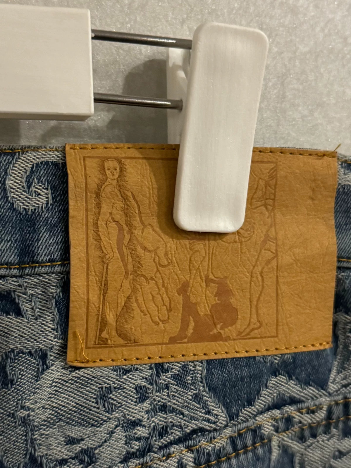Martine Rose Embossed Jeans
