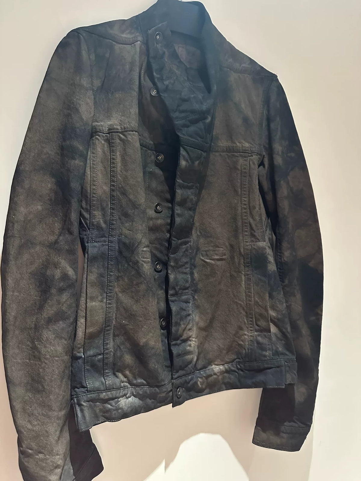 Rick Owens mud-dyed waxed jacket