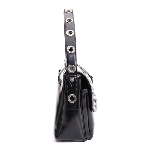 Jean Paul Gaultier Vintage Black Ring Shoulder Bag