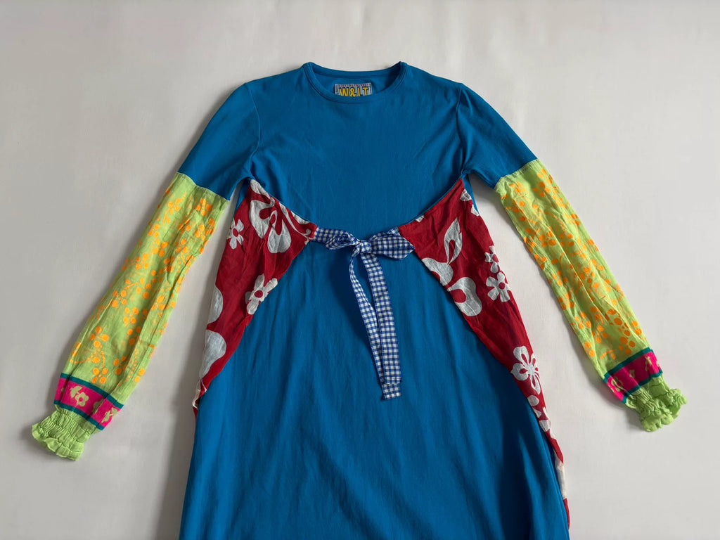 Walter van Beirendonck runway tulle patchwork 1997 dress