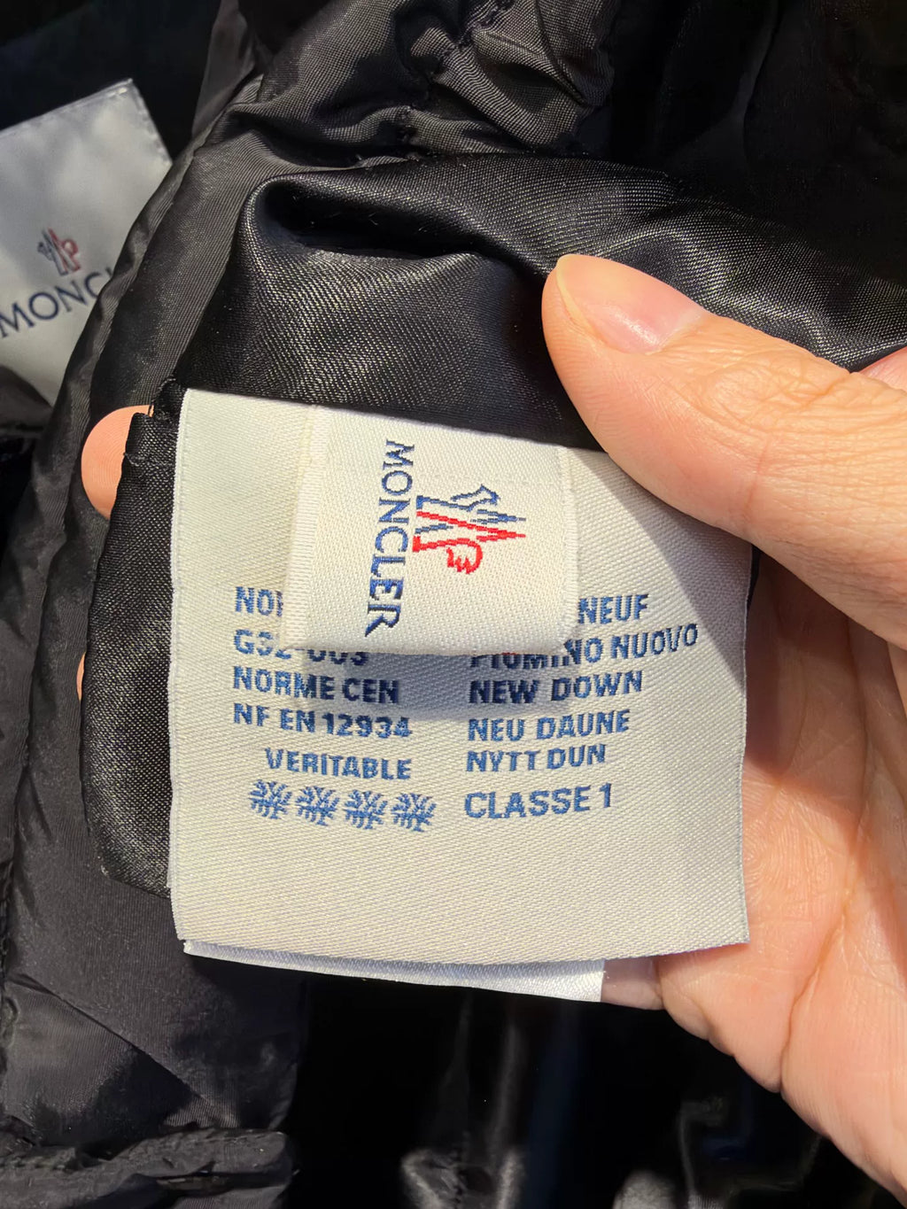 Moncler Black Short Down Jacket