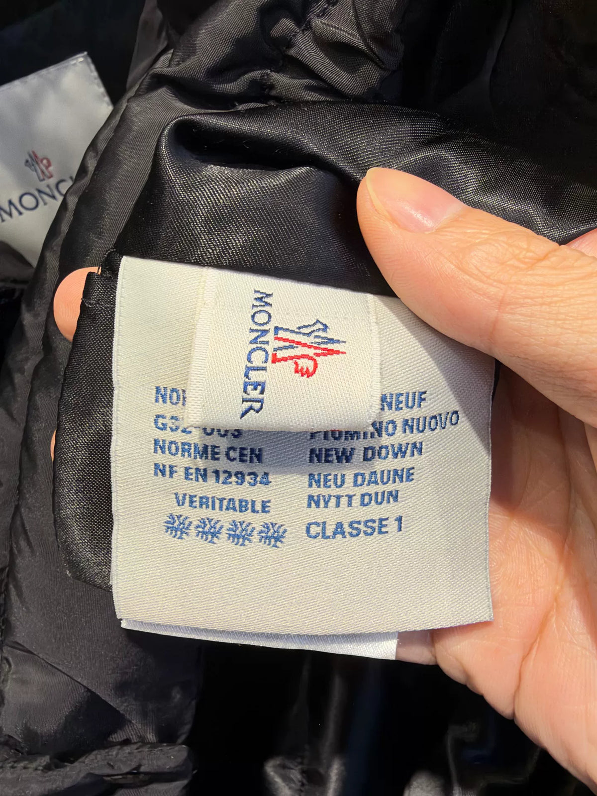 Moncler Black Short Down Jacket