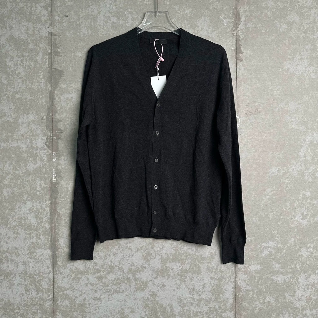 Prada Navy Blue Wool Cardigan
