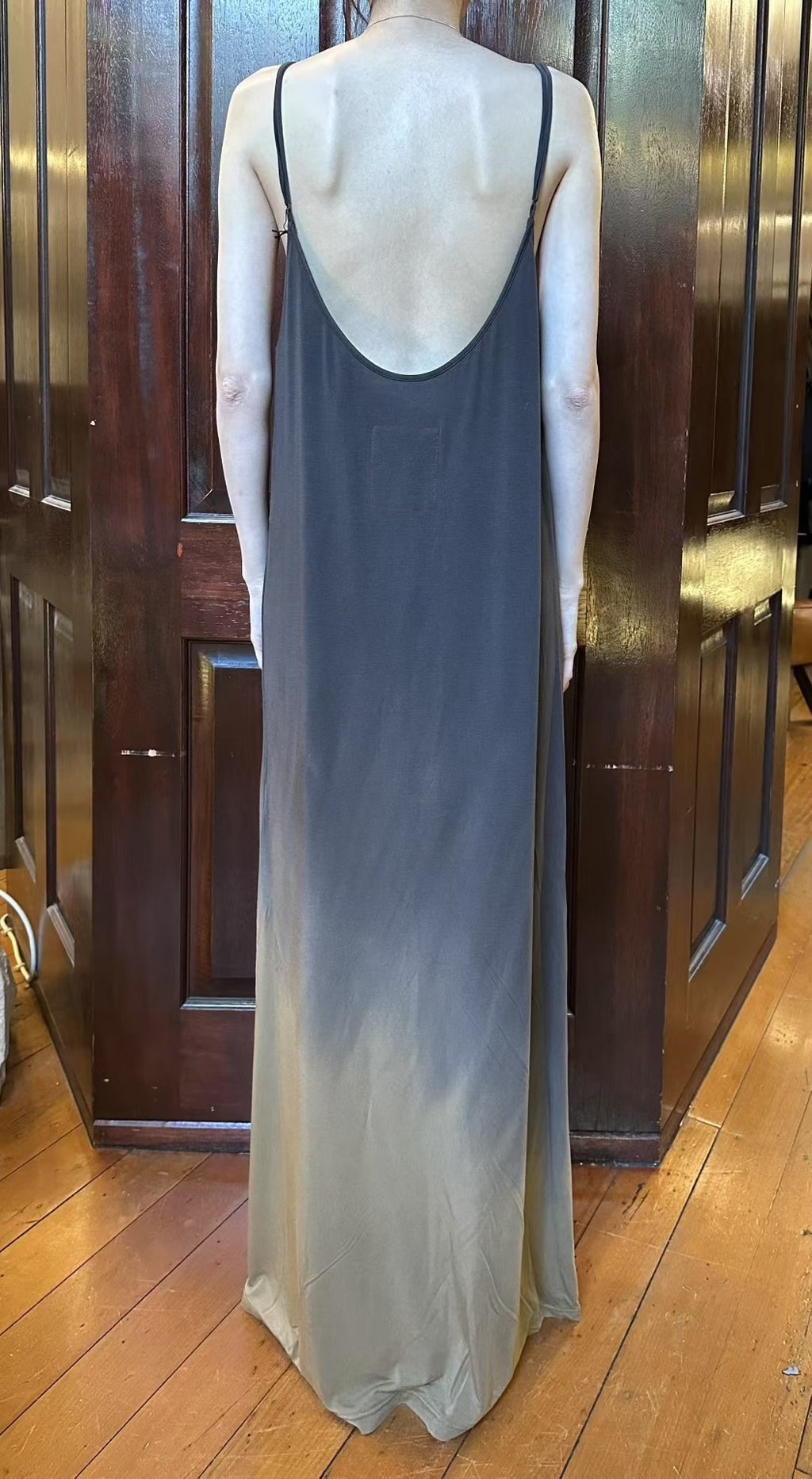 Uma Wang FW25 Main Olive/Brown Daya Dress