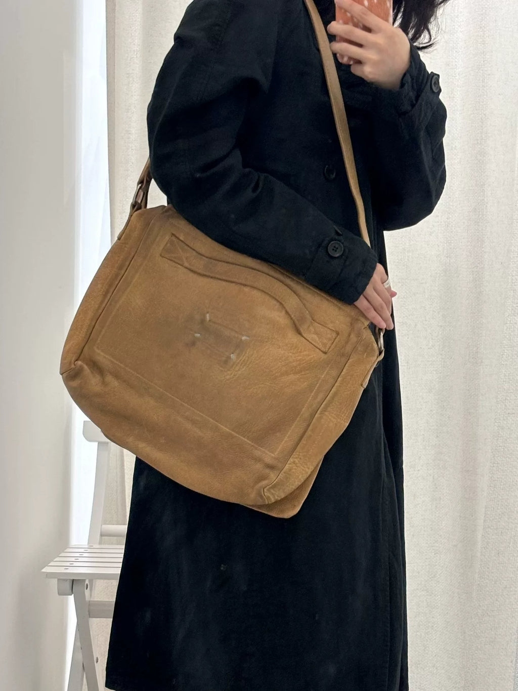 Maison Martin Margiela |  turmeric messenger bag