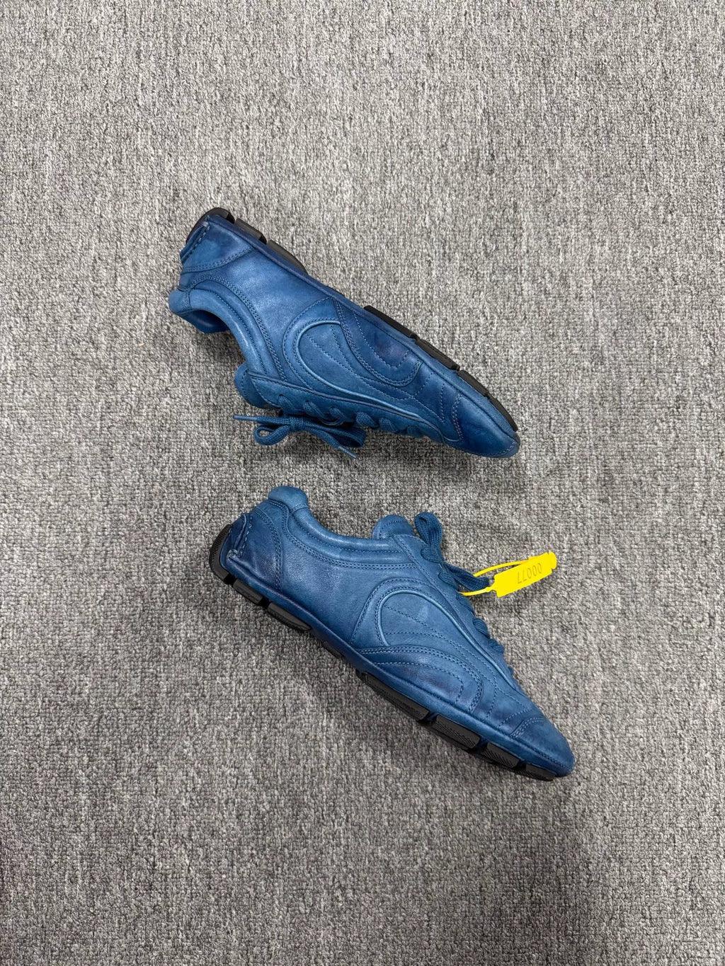 Prada Sky Blue German Army Trainers