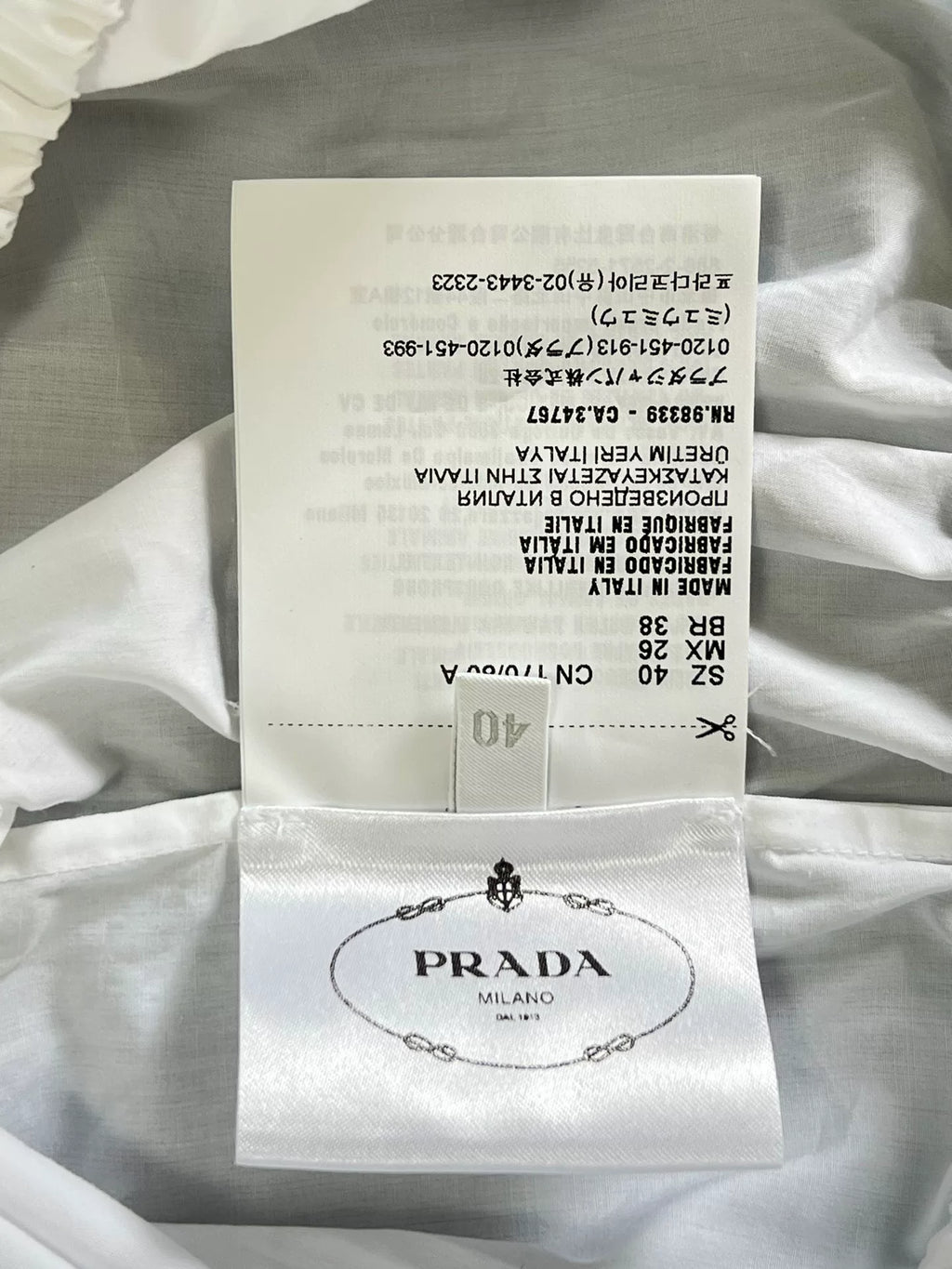 Prada Women's Short Shirt