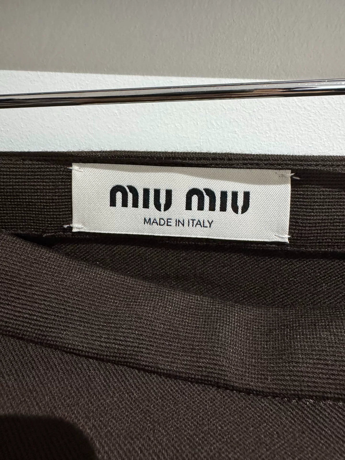 Miu Miu AW25 Knit Tennis Mini Skirt
