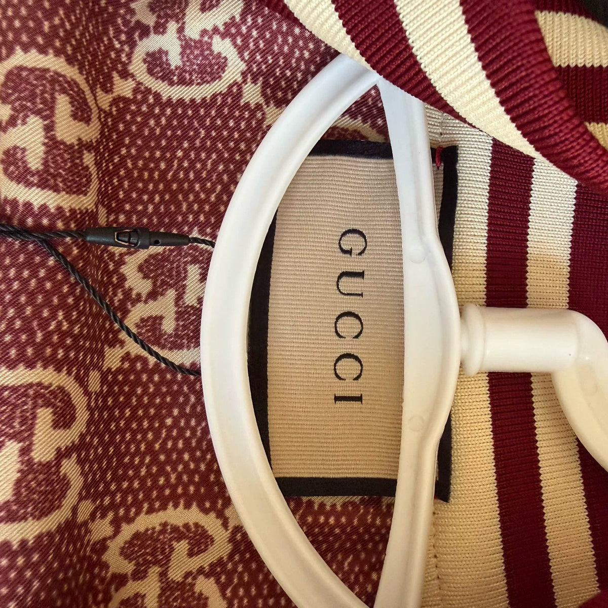 Gucci Double G Monogram Silk Jacket