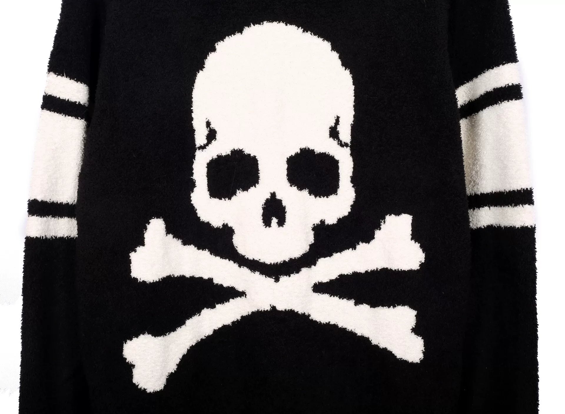 Mastermind Japan × Barefoot Dreams Terry Ron Herman Skull Hoodie