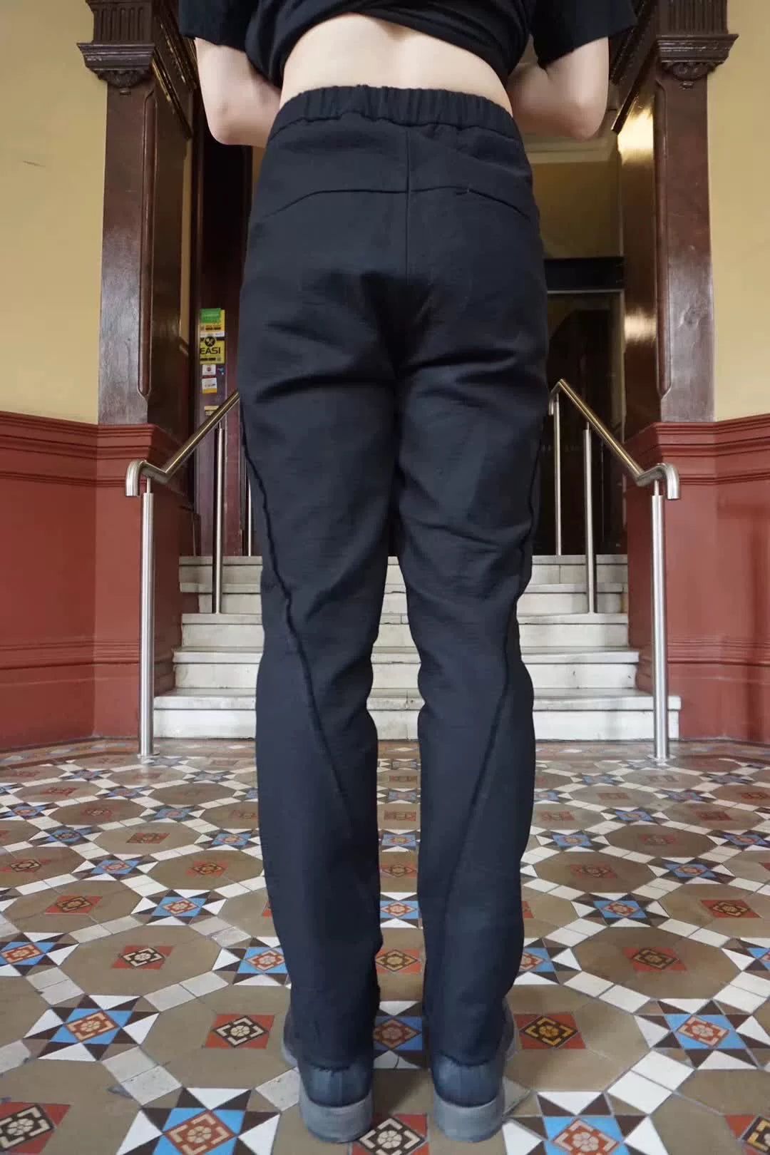 M.A+ FW19 Elastic Waist Cotton Trousers