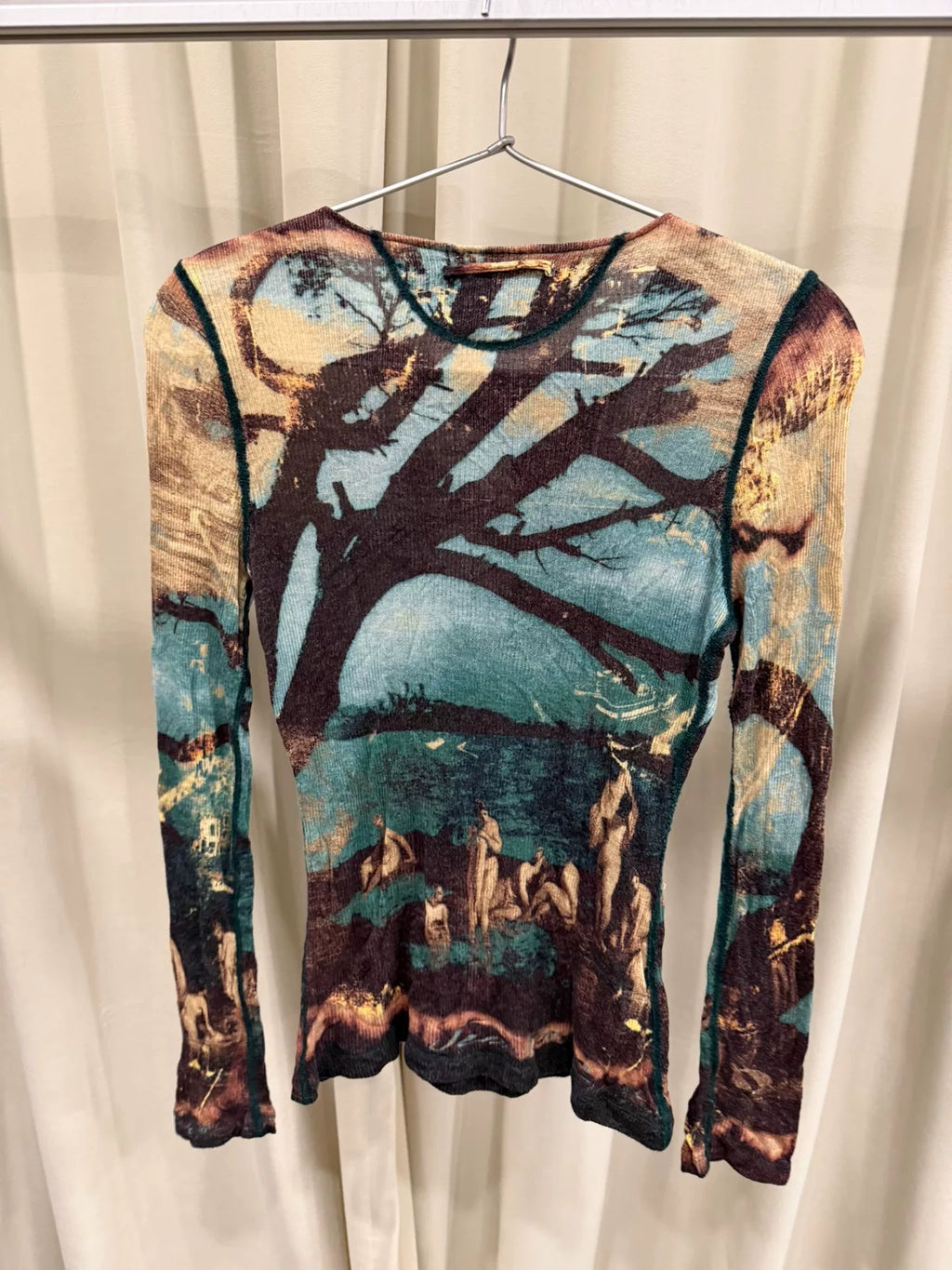 Jean Paul Gaultier oil painting long-sleeve
