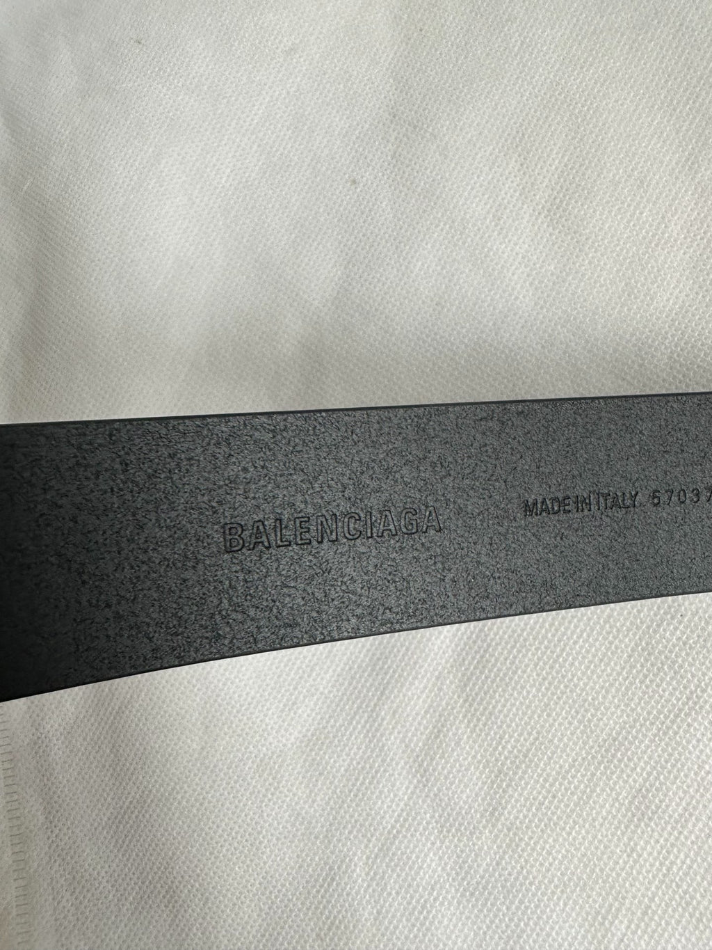 Balenciaga Black Gold Buckle BB Belt