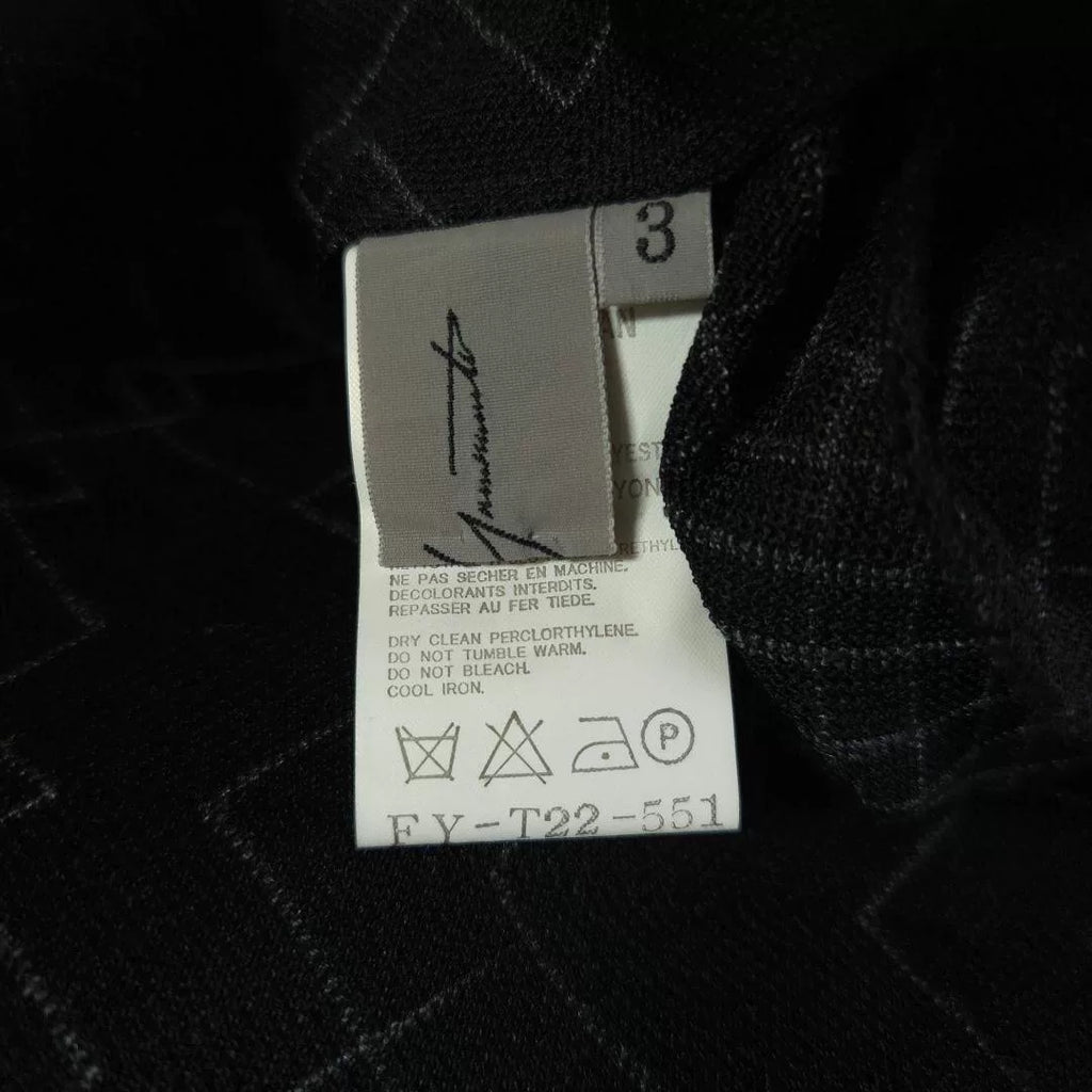 Yohji Yamamoto SS05 Long-Sleeve Mesh Shirt