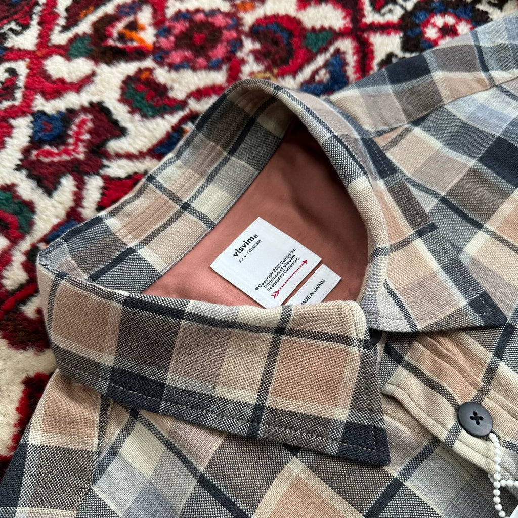 Visvim 25ss LUMBER CHECK L/S (W/L) Plaid Shirt