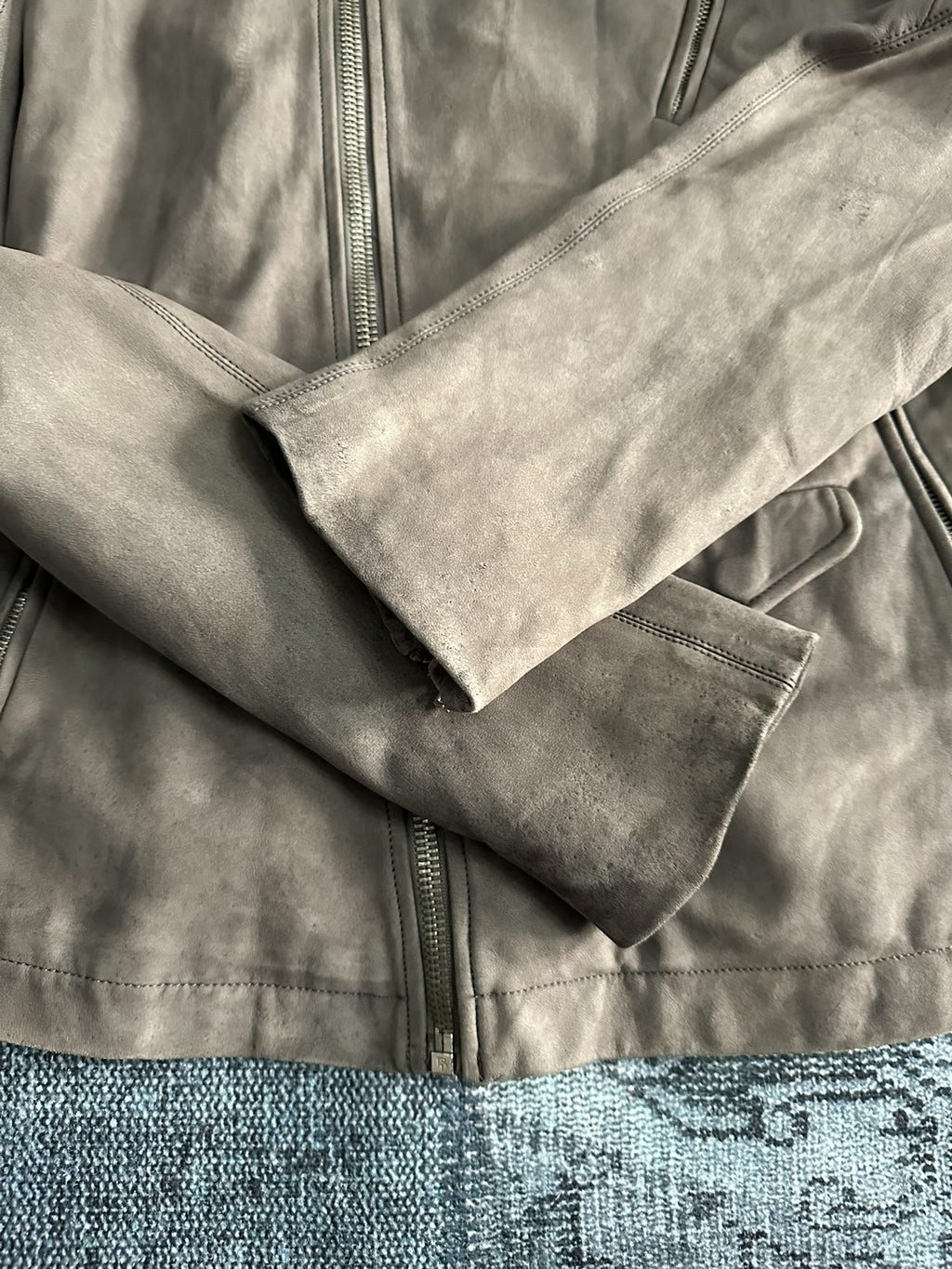 Rick Owens mainline leather jacket