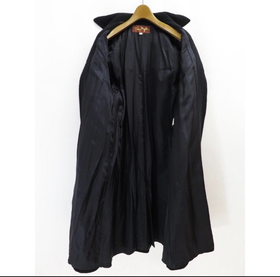 1980s Thierry Mugler Wool Melton Coat